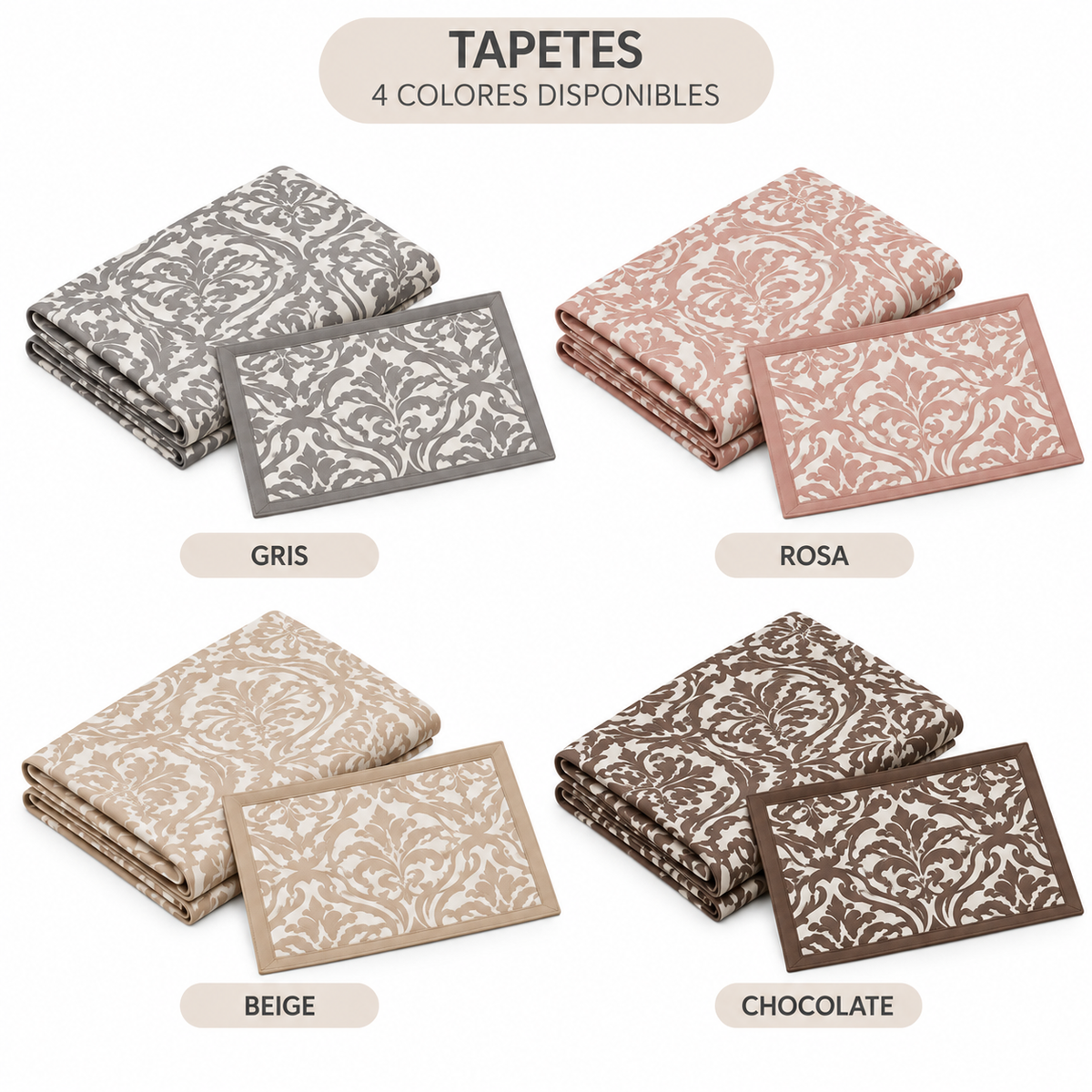 Mesa Camilla Rectangular Completa Alcores™ – Mesa + Tarima + Faldilla + Cristal (Incluye Tapete de Regalo)