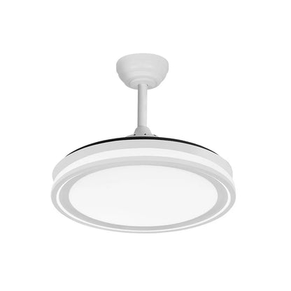 Ventilador DC Capitán 60W Blanco 107cm LED 6980Lm con Mando y Temporizador