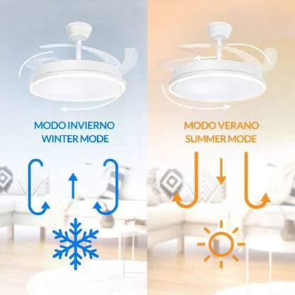 Ventilador de Techo Aspa Retráctil Dc Guerrero