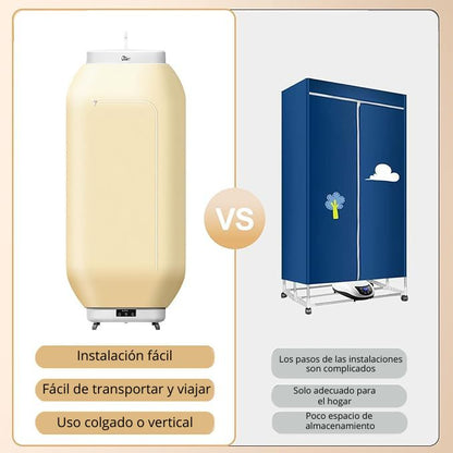 Secadora AirDry Portátil  - Ropa seca en minutos, sin instalación