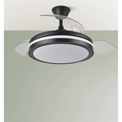 Ventilador de Techo Espartac Plus Negro/Blanco Motor DC 59W 3 Aspas con Mando