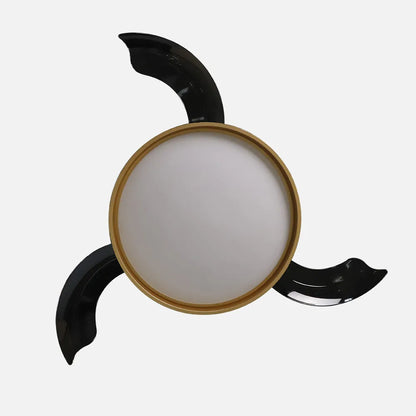 Ventilador de Techo Mandarín Negro/Oro Motor DC 72W 3 Aspas 108cm con Mando